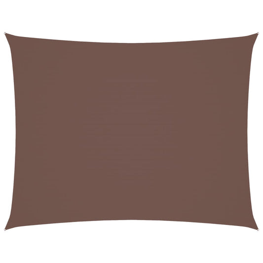 vidaXL Πανί Σκίασης Ορθογώνιο Καφέ 3 x 6 μ. από Ύφασμα Oxford