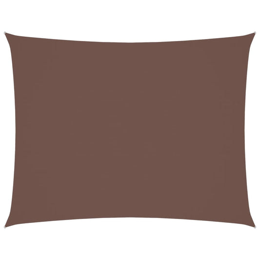 vidaXL Πανί Σκίασης Ορθογώνιο Καφέ 4 x 5 μ. από Ύφασμα Oxford