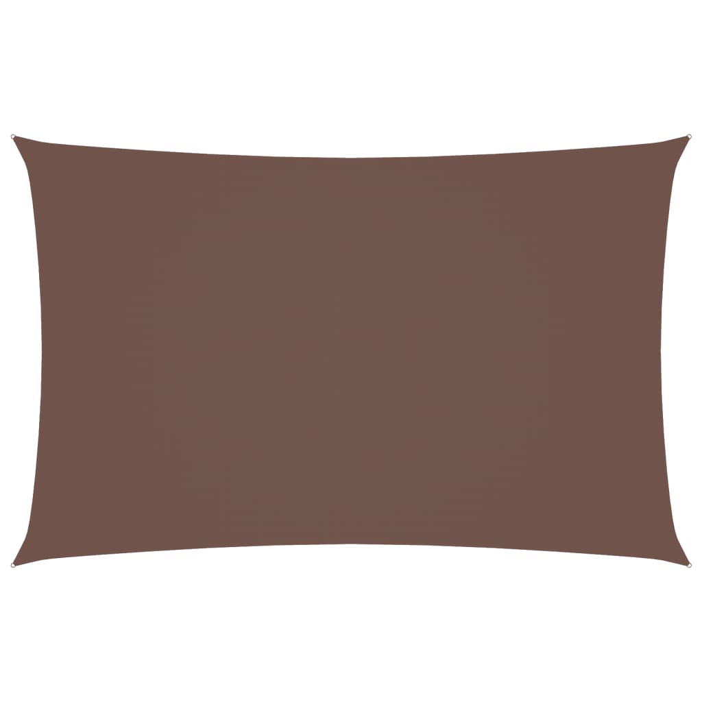 vidaXL Πανί Σκίασης Ορθογώνιο Καφέ 5 x 8 μ. από Ύφασμα Oxford