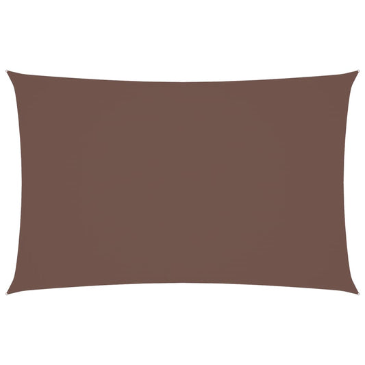 vidaXL Πανί Σκίασης Ορθογώνιο Καφέ 5 x 8 μ. από Ύφασμα Oxford