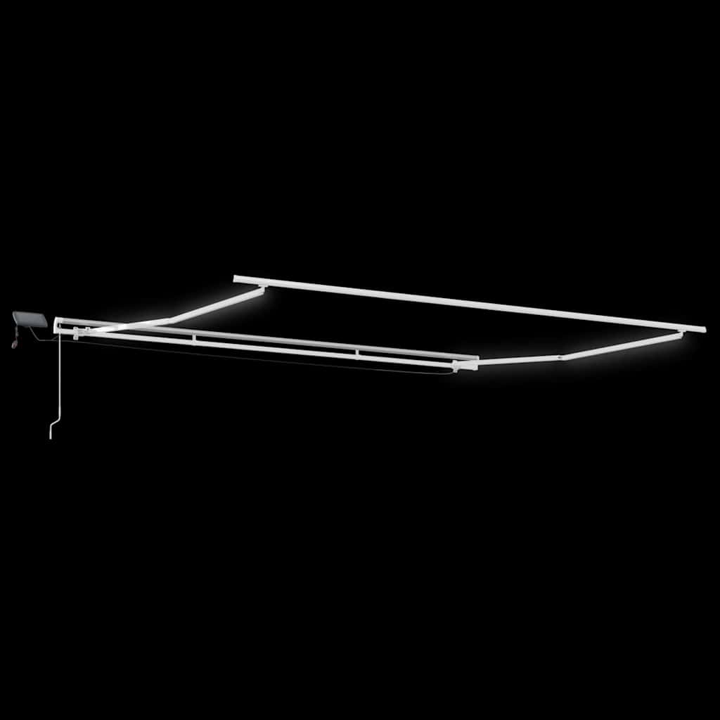 vidaXL Σκελετός Τέντας Λευκό 450 x 350 εκ Αλουμίνιο