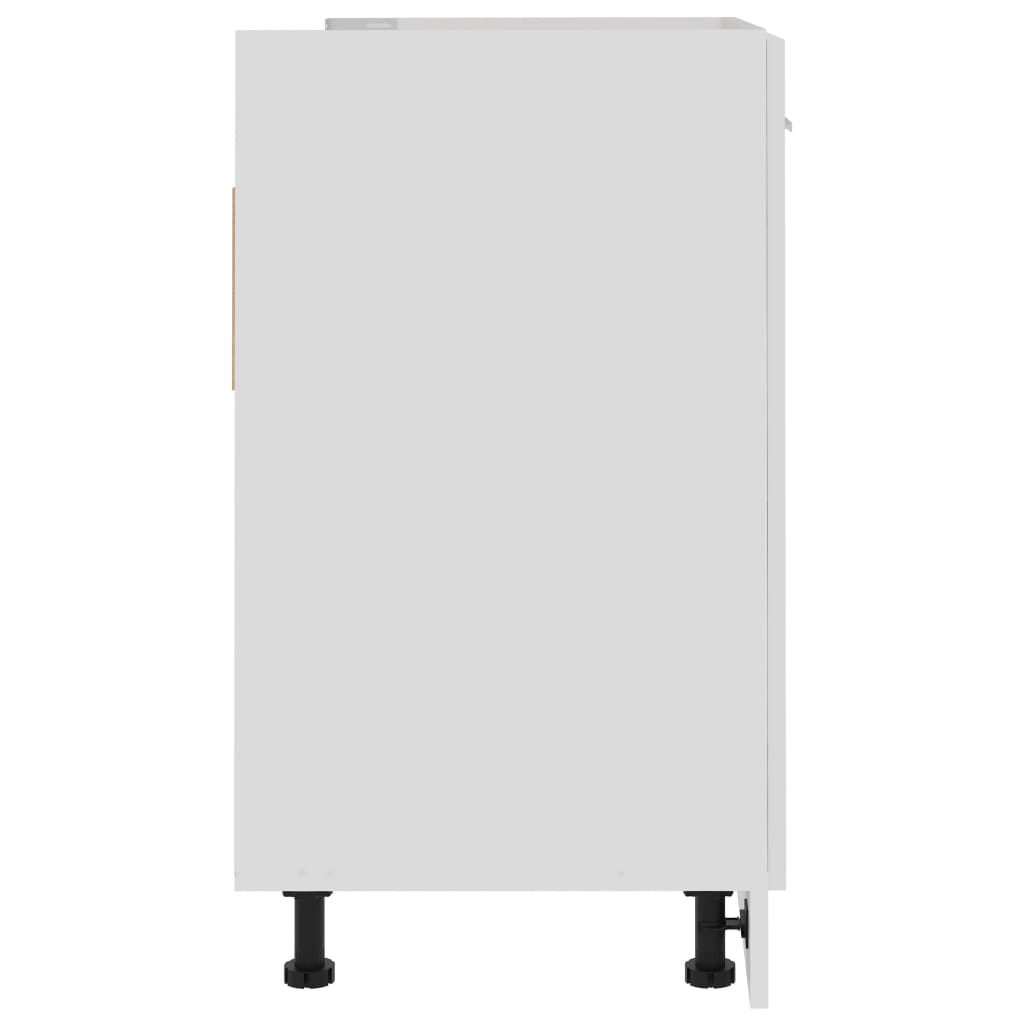 vidaXL Ντουλάπι Νεροχύτη Lyon Γυαλιστερό Λευκό 80x46x81,5εκ.