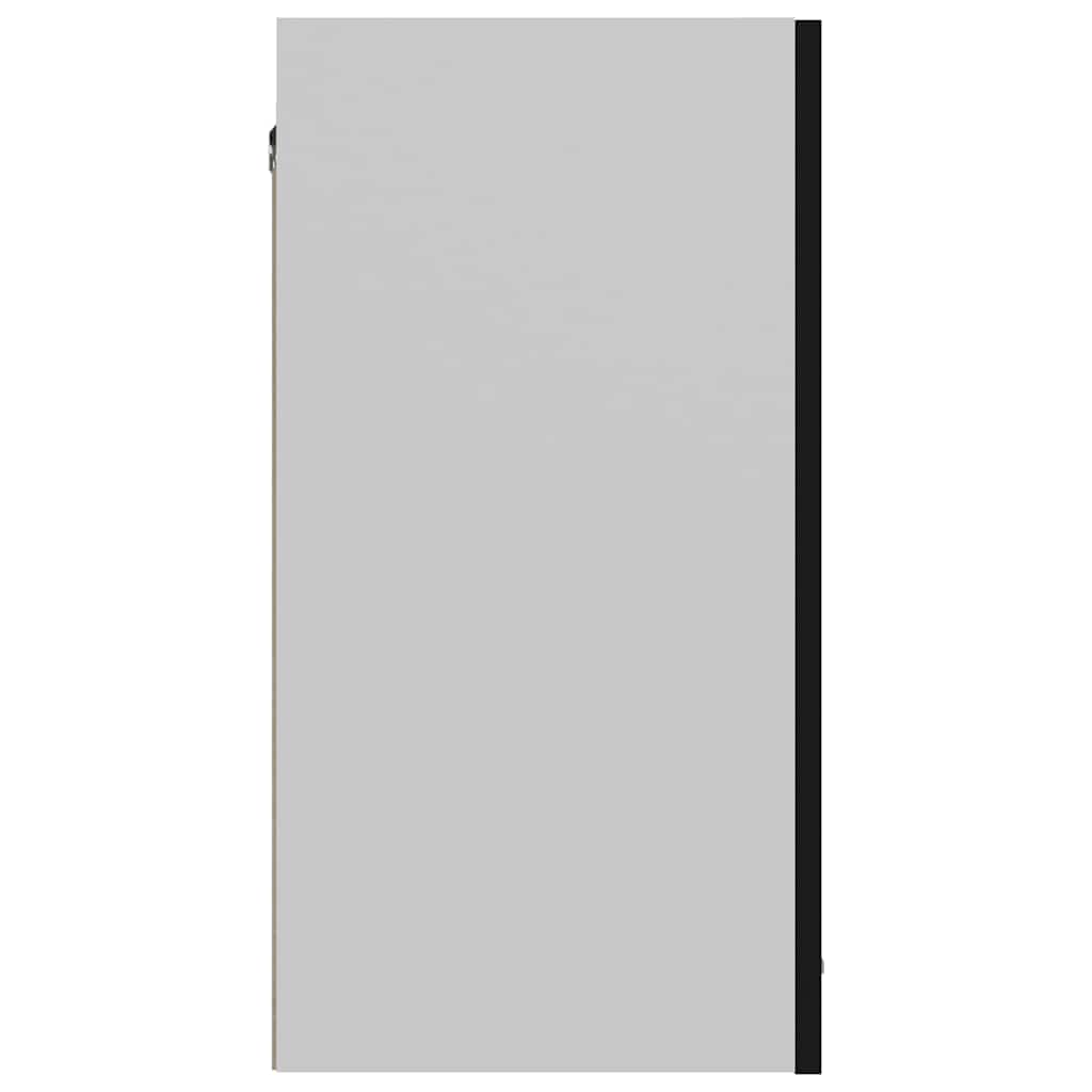 vidaXL Ντουλάπι Κρεμαστό Lyon Μαύρο 60 x 31 x 60 εκ. από Επεξ. Ξύλο