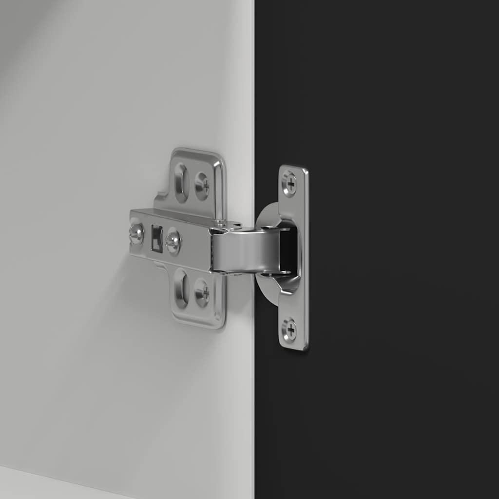 vidaXL Ντουλάπι Κρεμαστό Lyon Μαύρο 60 x 31 x 60 εκ. από Επεξ. Ξύλο