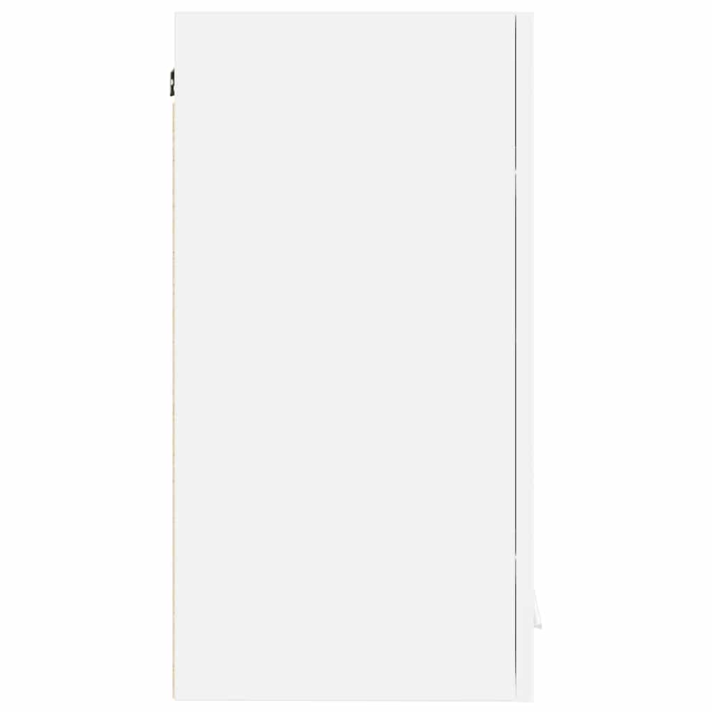 vidaXL Κρεμαστό Ντουλάπι "Lyon" Γυαλιστερό Λευκό 60x31x60 εκ. από Τεχνητό Ξύλο