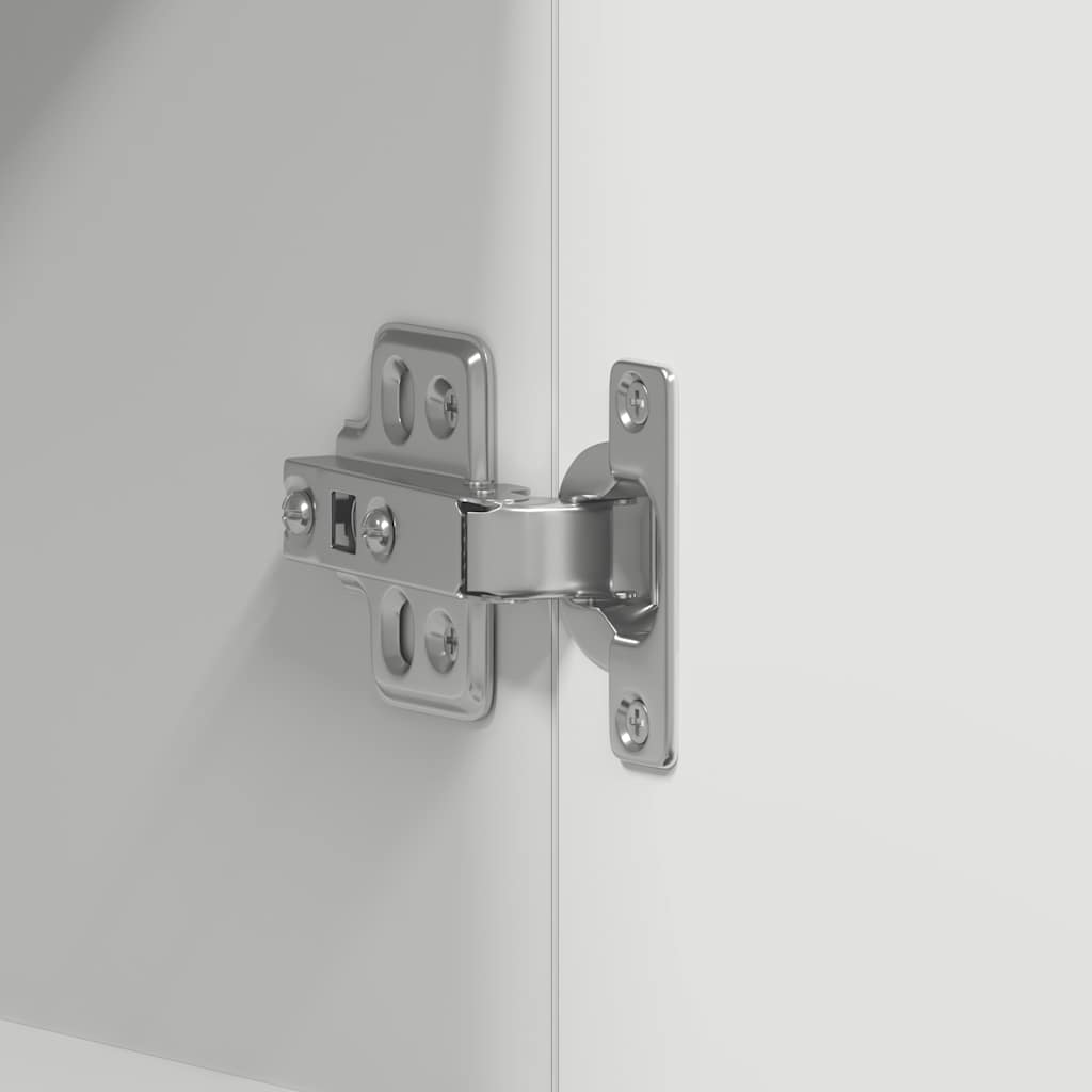 vidaXL Κρεμαστό Ντουλάπι "Lyon" Γυαλιστερό Λευκό 60x31x60 εκ. από Τεχνητό Ξύλο