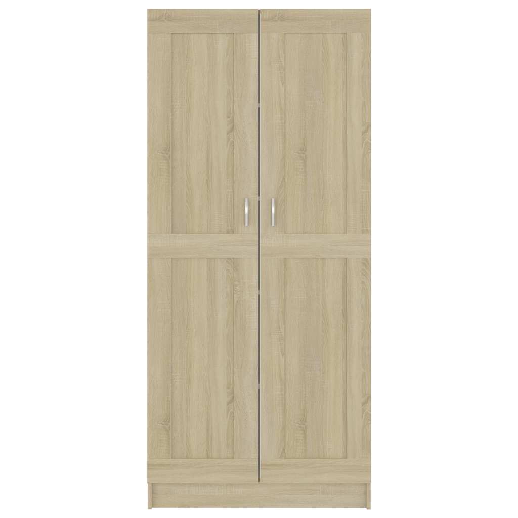 vidaXL Βιβλιοθήκη Χρώμα Sonoma Δρυς 82,5x30,5x185,5 εκ. Επεξ. Ξύλο