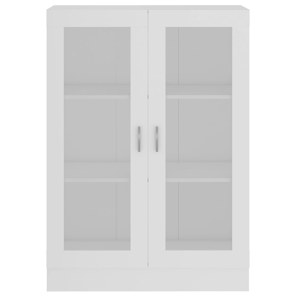 vidaXL Βιτρίνα Λευκή 82,5 x 30,5 x 115 εκ. Επεξ. Ξύλο