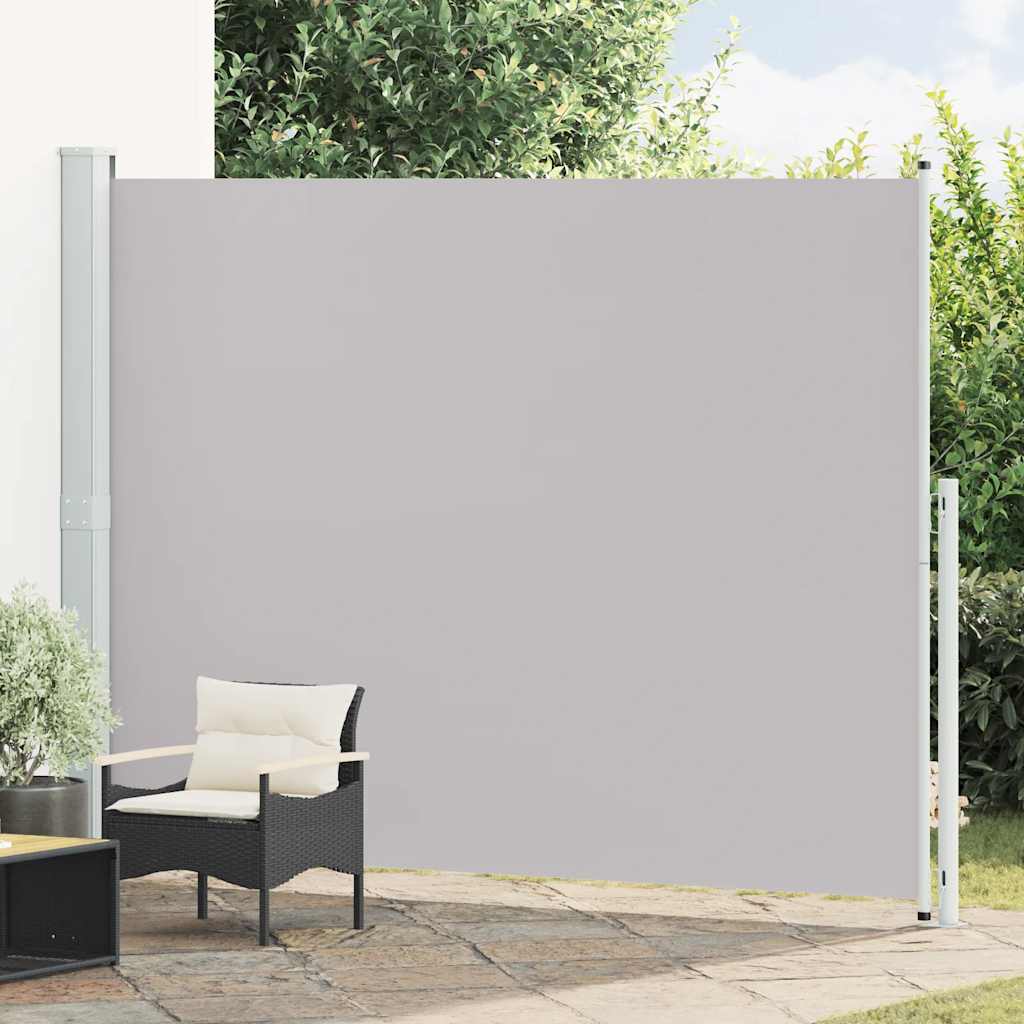 vidaXL Σκίαστρο Πλαϊνό Συρόμενο Βεράντας Γκρι 220 x 300 εκ.