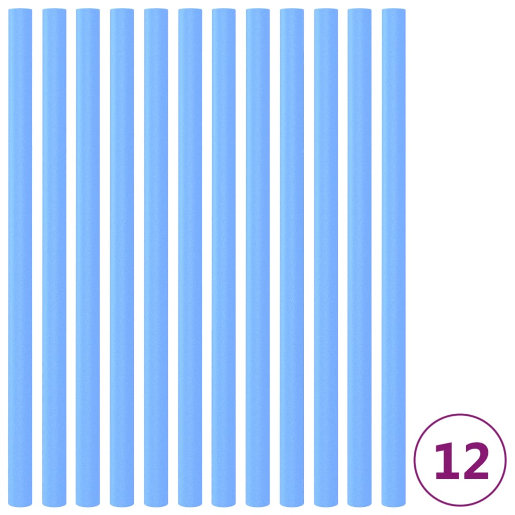 vidaXL Προστατευτικά Αφρού για Στύλο Τραμπολίνου 12 τεμ. Μπλε 92,5 εκ
