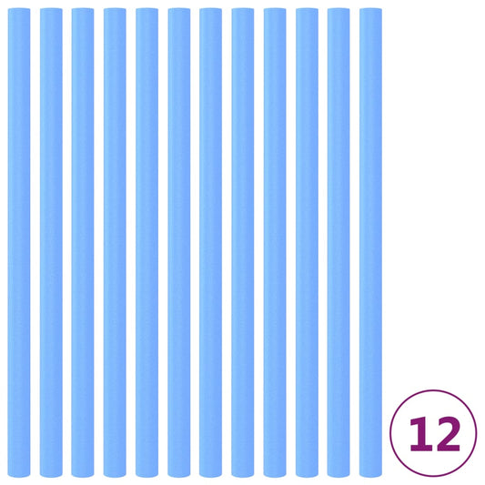 vidaXL Προστατευτικά Αφρού για Στύλο Τραμπολίνου 12 τεμ. Μπλε 92,5 εκ