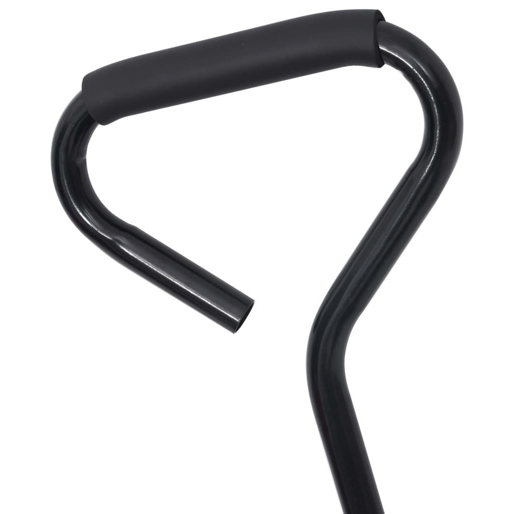 vidaXL Καρότσι Μεταφοράς Ανατρεπόμενο Μαύρο 300 κ. 75 Λίτρα