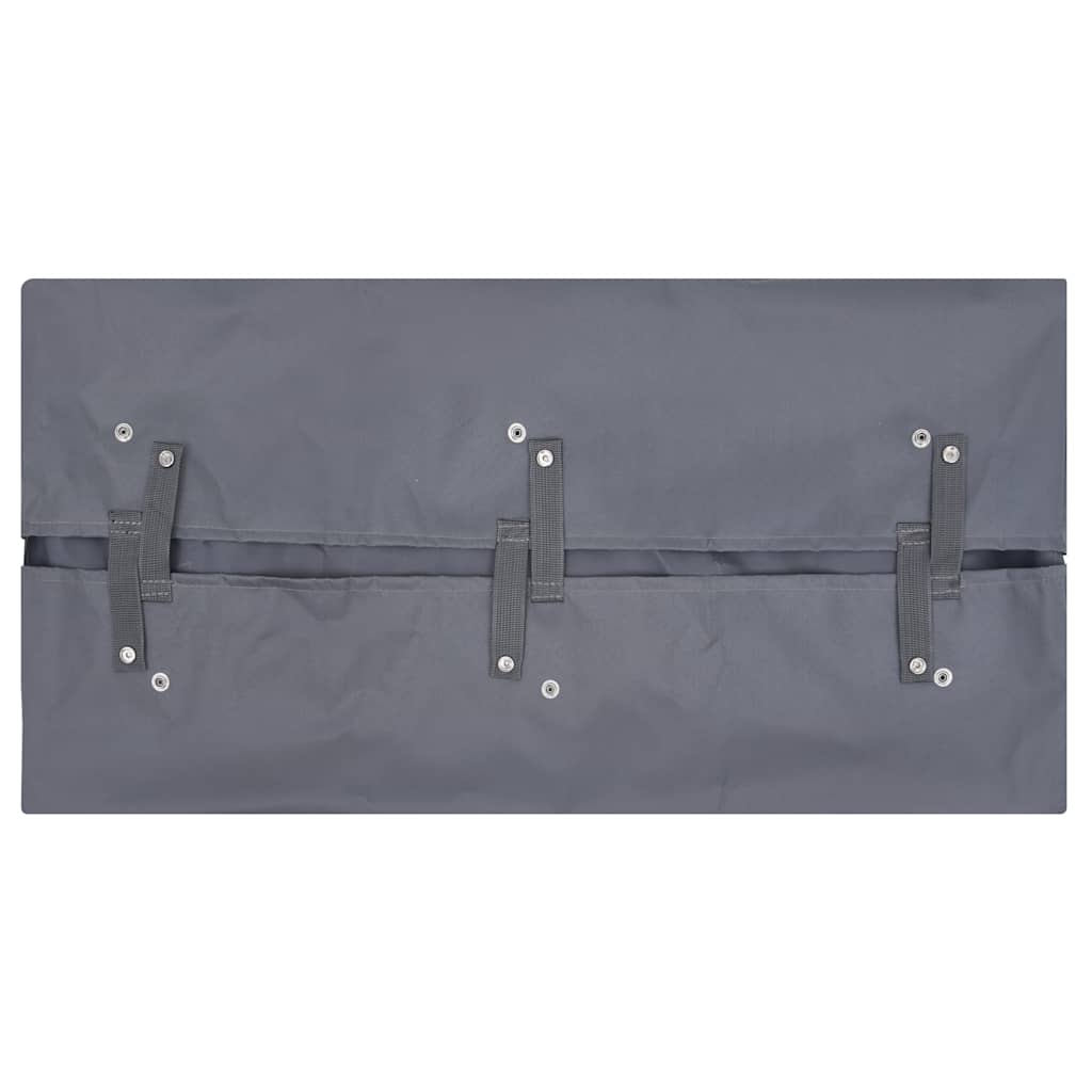 vidaXL Επένδυση Καροτσιού Κήπου Σκ. Γκρι 81 x 41 x 40 εκ.Υφασμάτινη