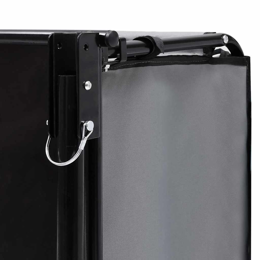 vidaXL Τρέιλερ Ποδηλάτου Γκρι / Πορτοκαλί 65 κ.