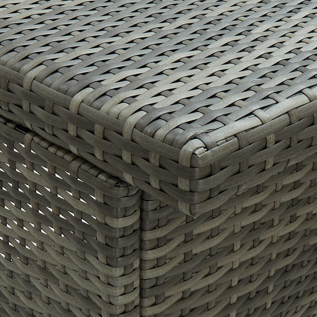 vidaXL Σετ Επίπλων Μπαρ 3 Τεμαχίων Γκρι από Συνθετικό Ρατάν