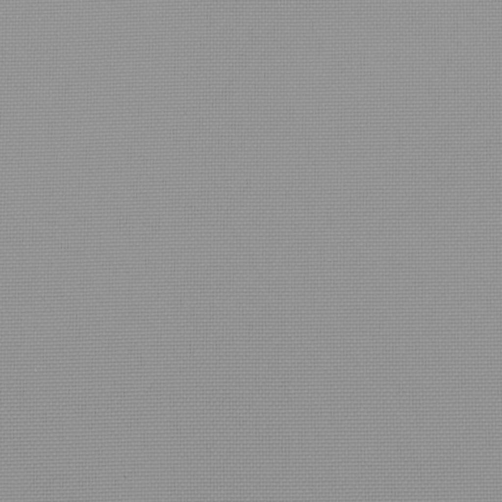 vidaXL Μαξιλάρια Καρέκλας Κήπου 2 τεμ. Γκρι 40x40x4 εκ. Υφασμάτινα
