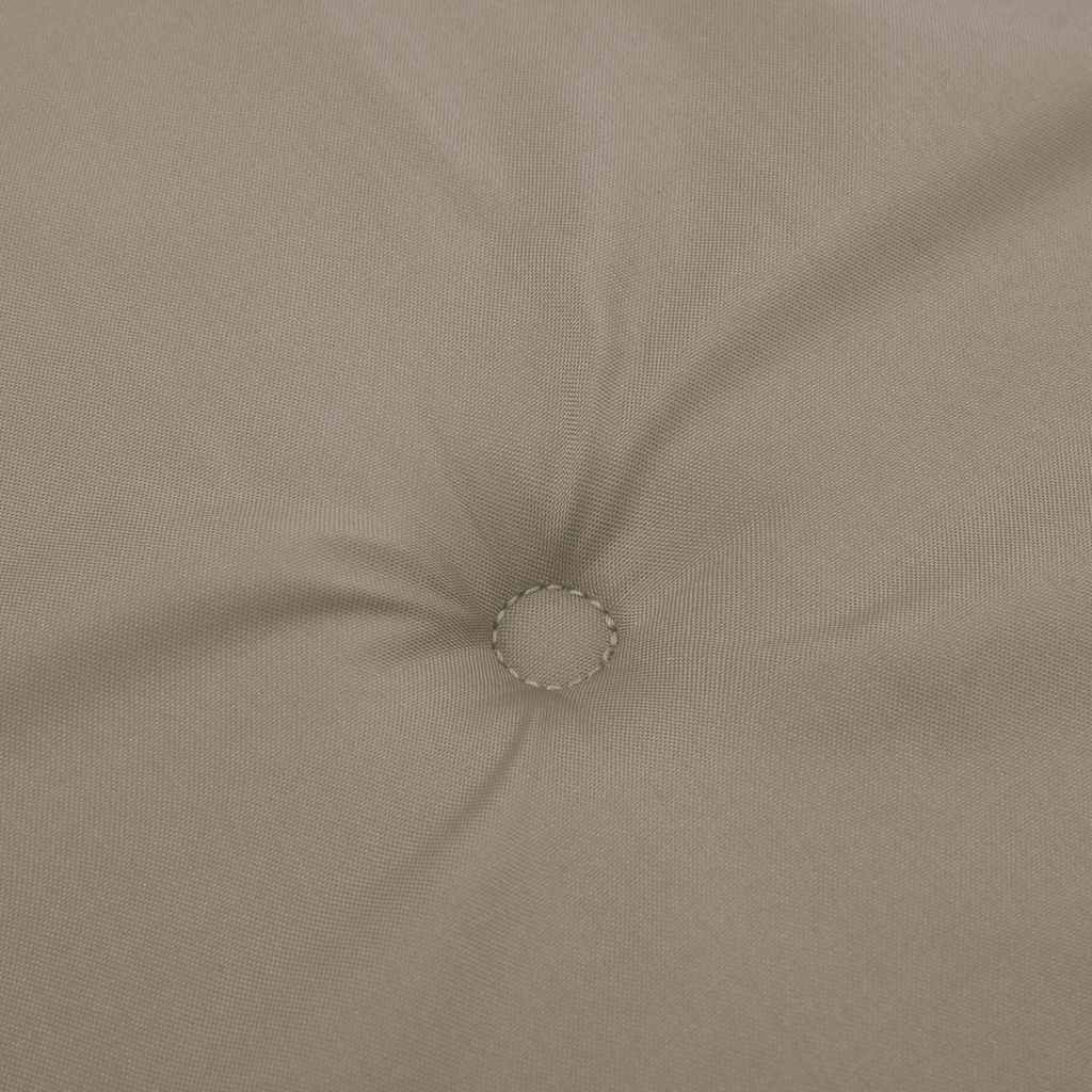 vidaXL Μαξιλάρια Καρέκλας Κήπου 6 τεμ. Taupe 40x40x4 εκ. Υφασμάτινα