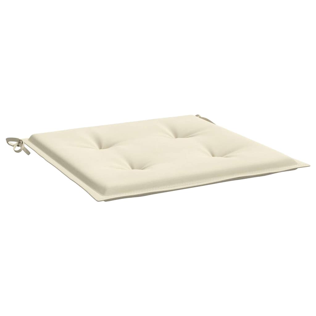 vidaXL Μαξιλάρια Καρέκλας Κήπου 6 τεμ. Κρεμ 50x50x3 εκ. Ύφασμα Oxford