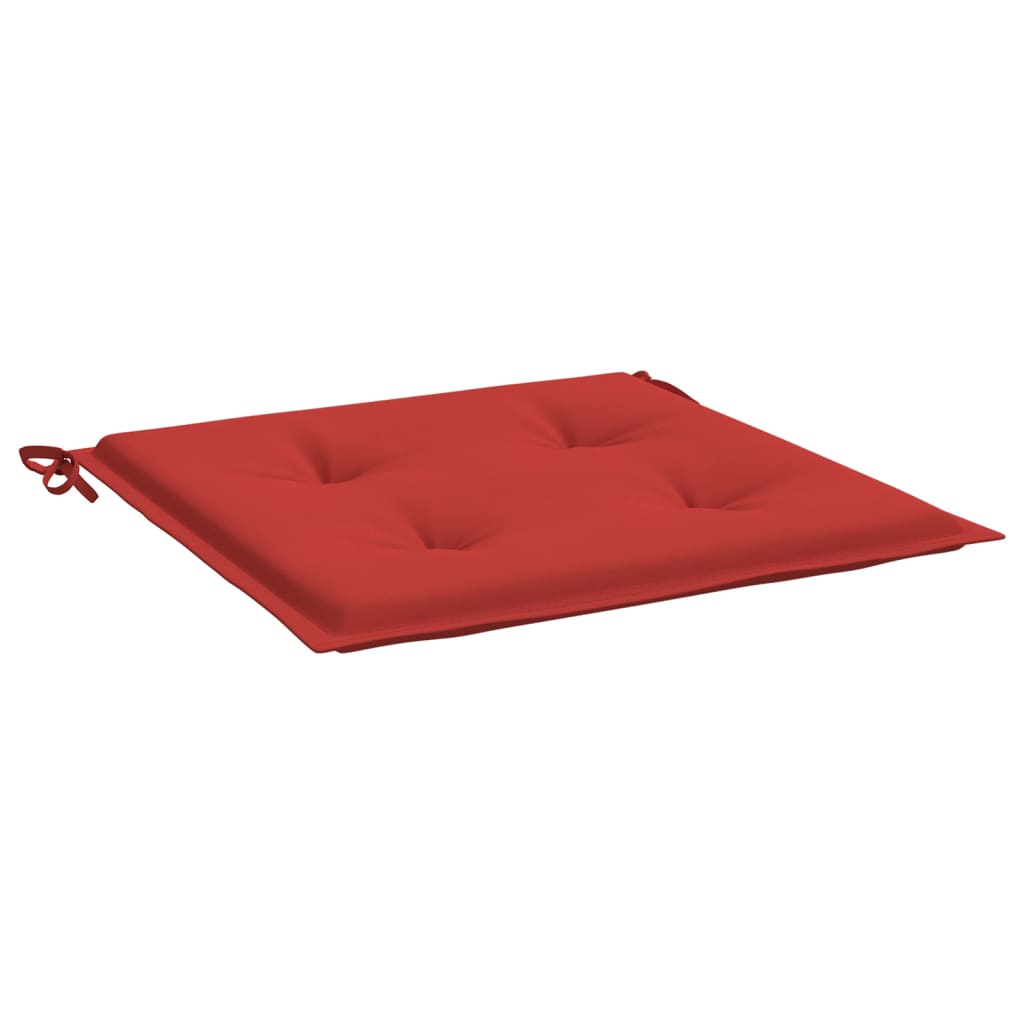 vidaXL Μαξιλάρια Καρέκλας Κήπου 6τεμ Κόκκινα 50x50x4 εκ. Oxford Ύφασμα