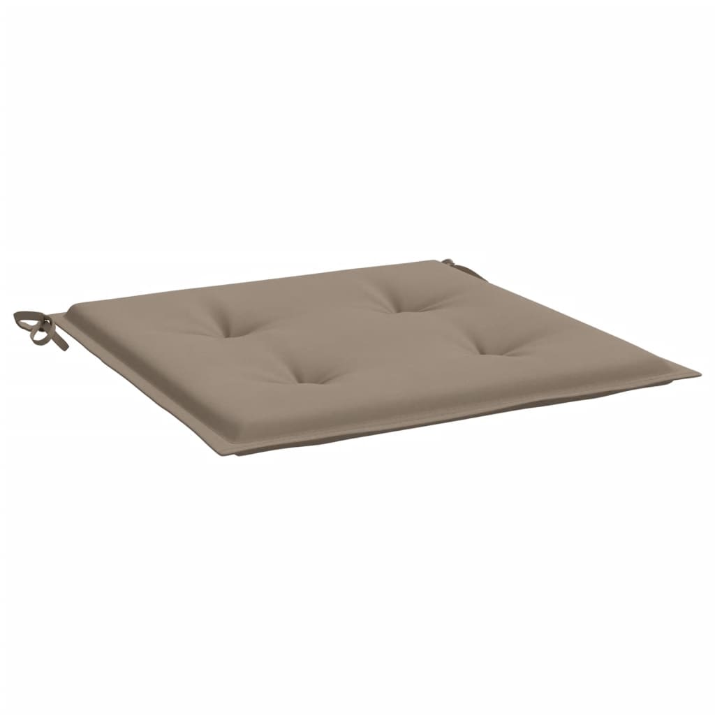 vidaXL Μαξιλάρια Καρέκλας Κήπου 6 τεμ. Taupe 50x50x3 εκ. Oxford Ύφασμα