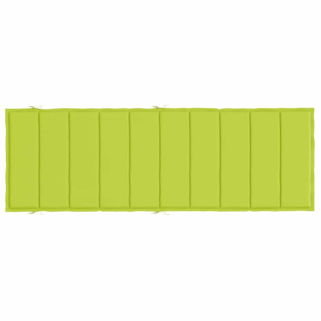 vidaXL Μαξιλάρι Ξαπλώστρας Αν. Πράσινο 186x58x4 εκ. από Ύφασμα Oxford