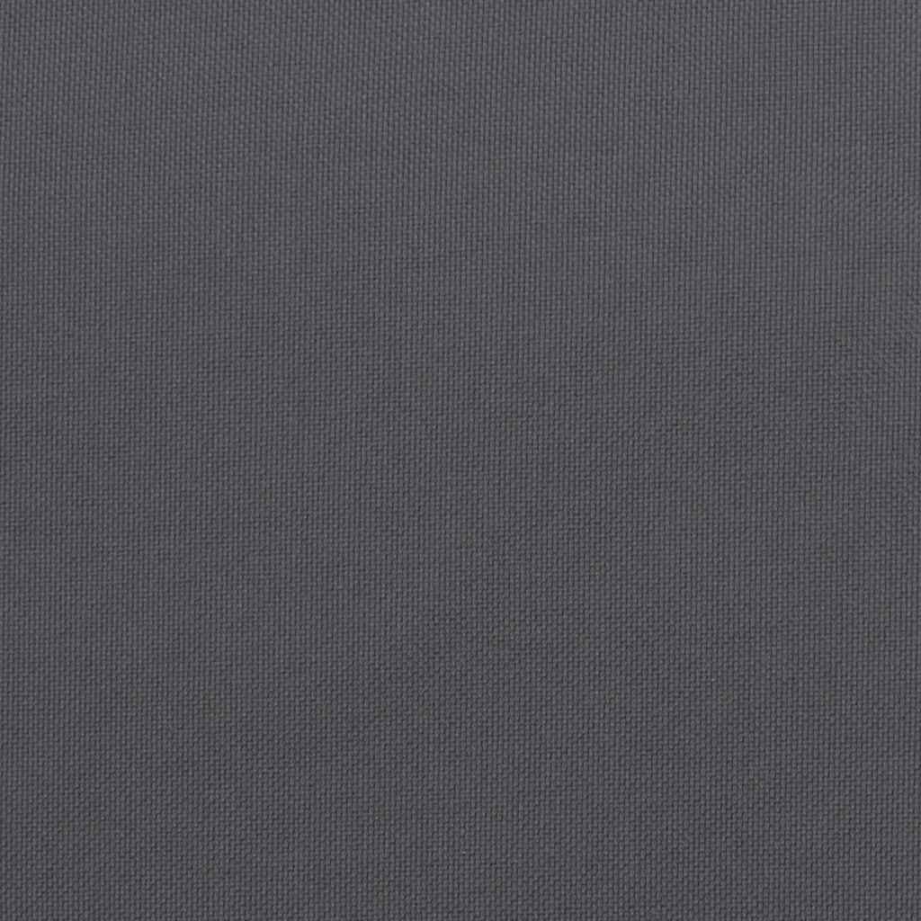 vidaXL Μαξιλάρι Ξαπλώστρας Ανθρακί (75+105) x 50 x 4 εκ.