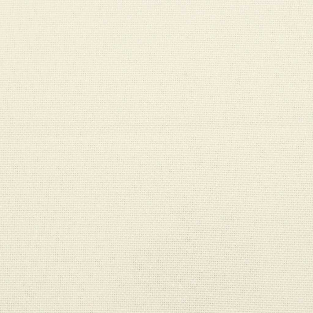 vidaXL Μαξιλάρι Σεζλόνγκ Κρεμ (75+105) x 50 x 4 εκ.