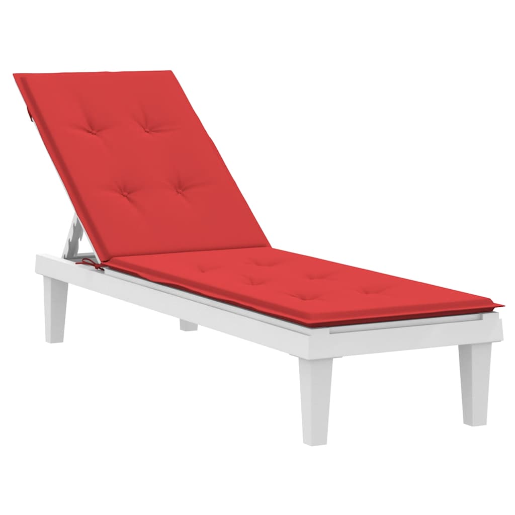 vidaXL Μαξιλάρι Σεζλόνγκ Κόκκινο (75+105) x 50 x 4 εκ.