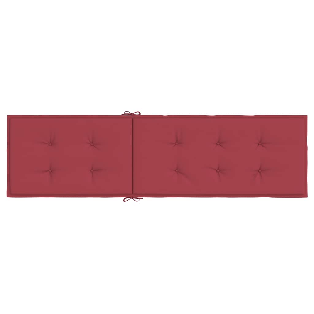 vidaXL Μαξιλάρι Σεζλόνγκ Μπορντό (75+105) x 50 x 4 εκ.