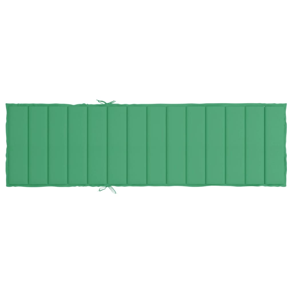 vidaXL Μαξιλάρι Ξαπλώστρας Πράσινο 200 x 60 x 3 εκ. από Ύφασμα Oxford
