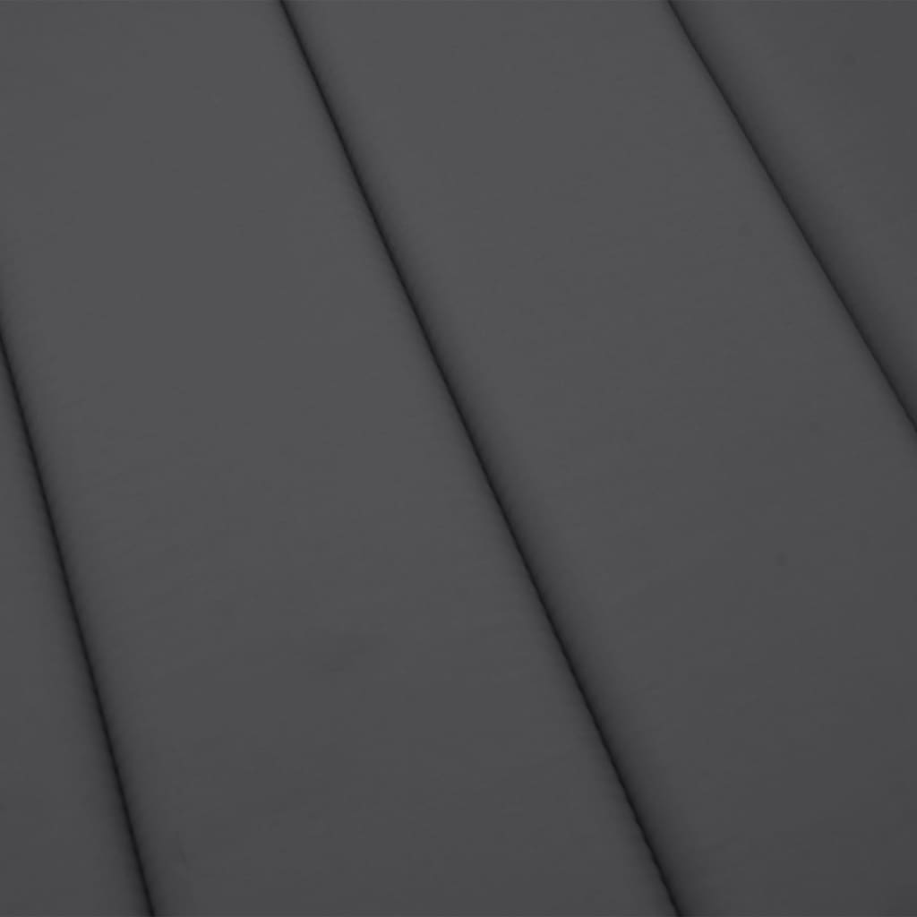 vidaXL Μαξιλάρι Ξαπλώστρας Ανθρακί 200 x 70 x 3 εκ. από Ύφασμα Oxford