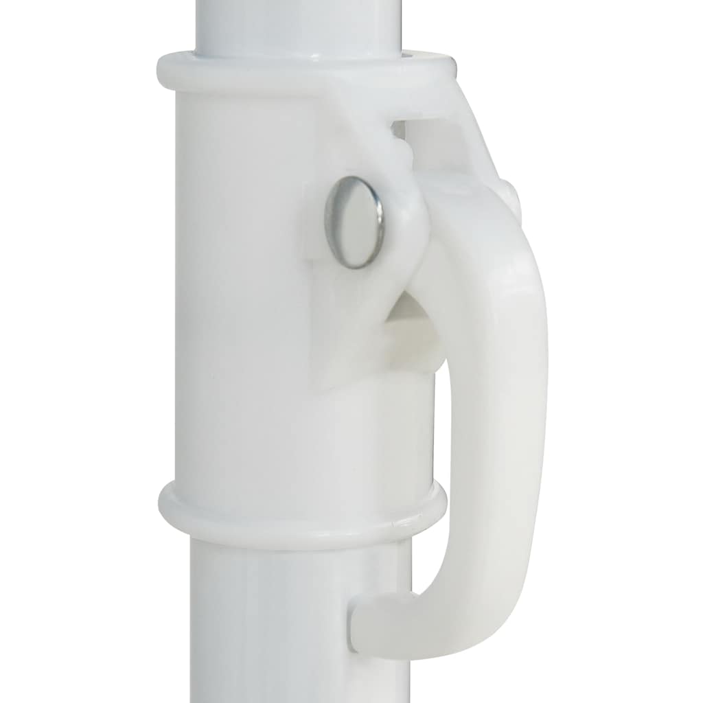 vidaXL Ομπρέλα Θαλάσσης Hawaii Λευκή 240 εκ.