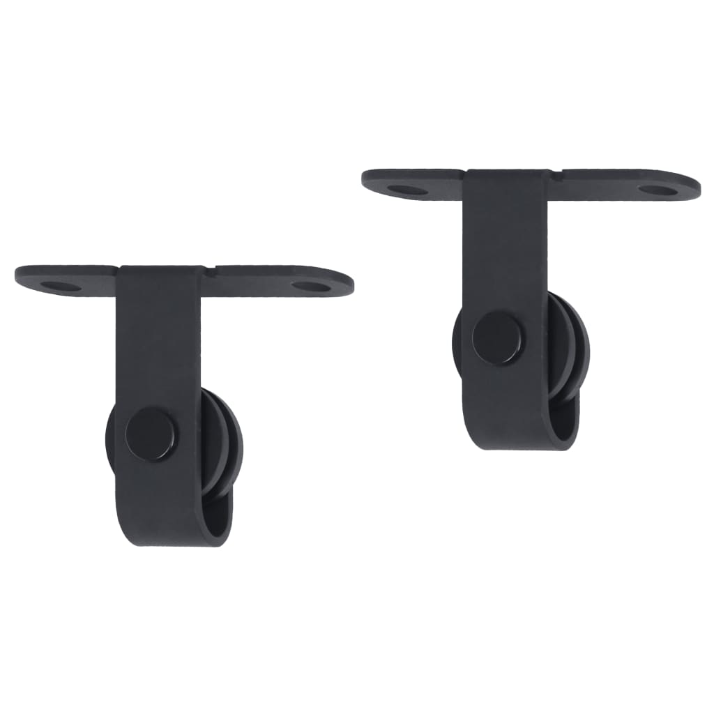 vidaXL Μηχανισμός Συρόμενης Πόρτας Μίνι 200 εκ. Ανθρακοχάλυβας