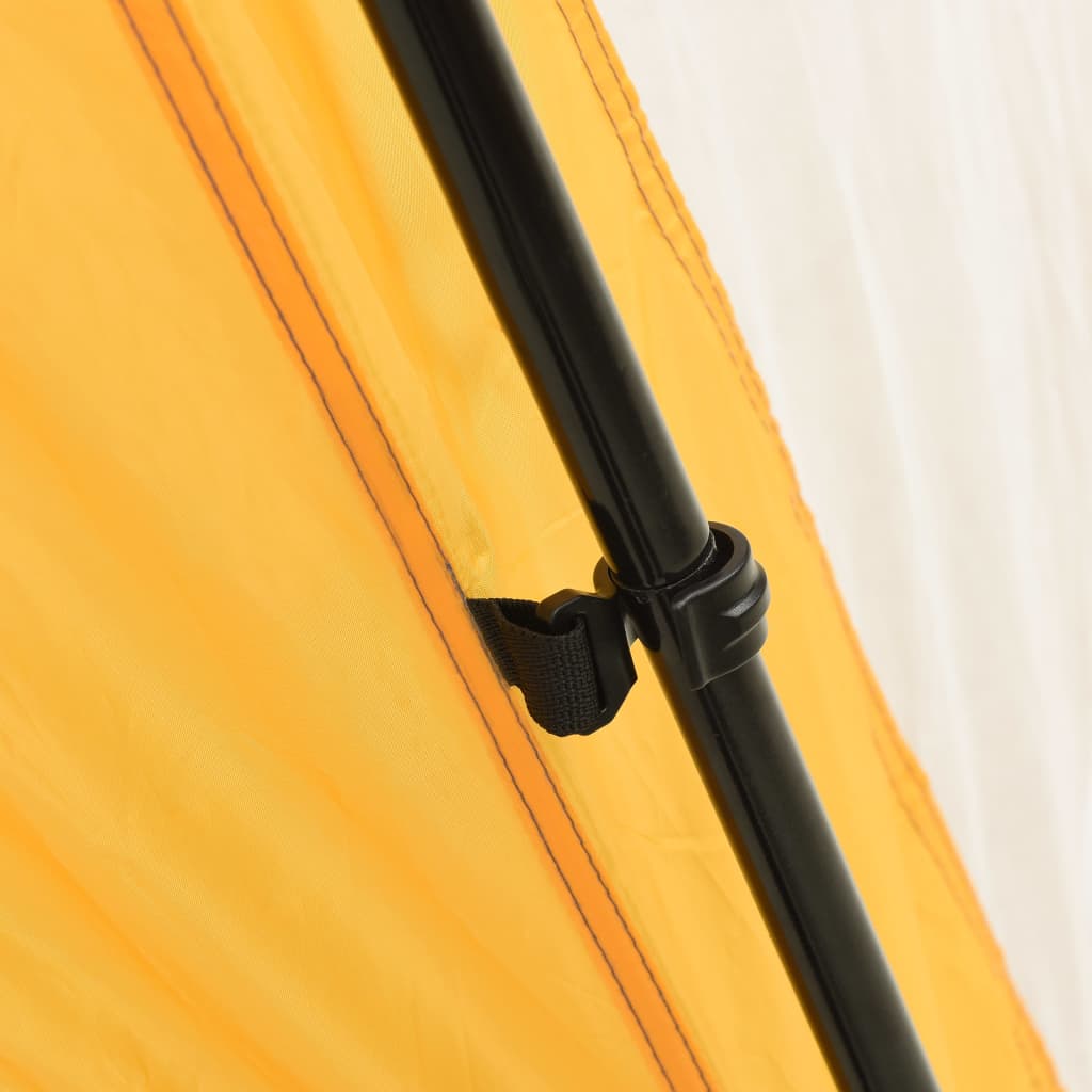 vidaXL Σκίαστρο Πισίνας Κίτρινο 500 x 433 x 250 εκ. Υφασμάτινο