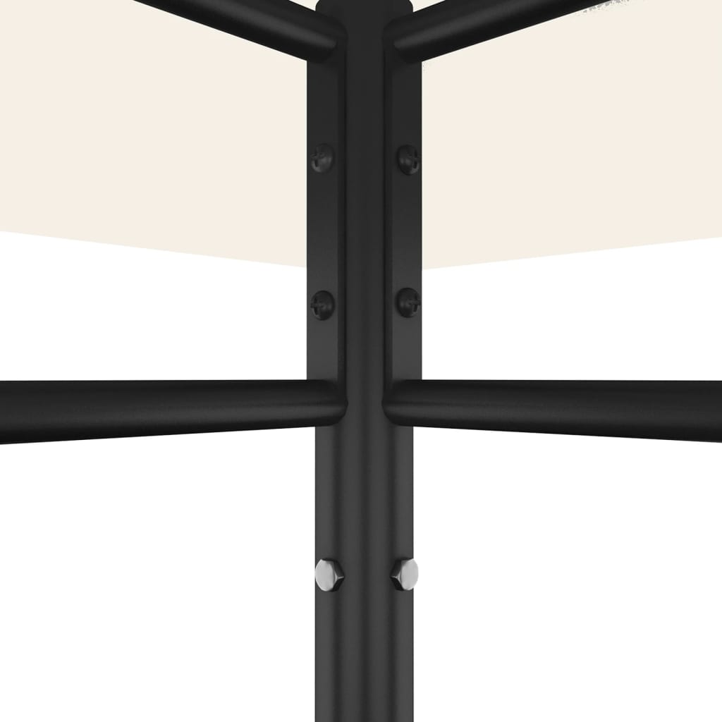 vidaXL Κιόσκι Κρεμ 384x281x270 εκ. 180 γρ./μ²