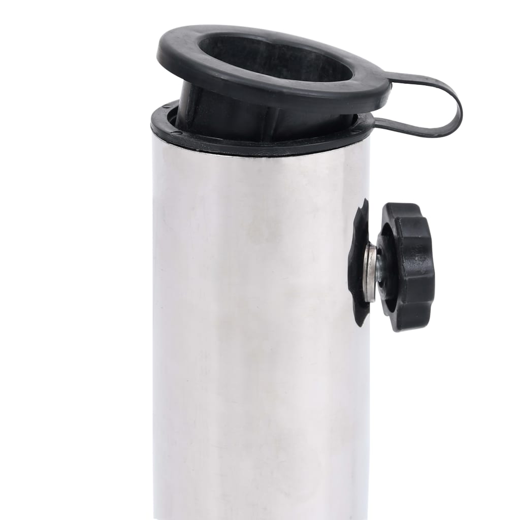 vidaXL Βάση Ομπρέλας Μαύρη 45 x 25 x 8 εκ. από Γρανίτη