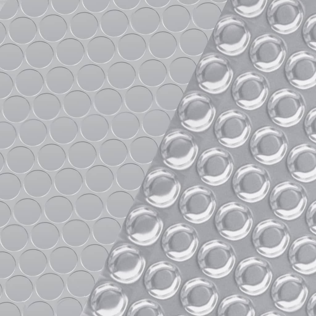 vidaXL Κάλυμμα Πισίνας Ασημί 455 εκ. από Πολυαιθυλένιο