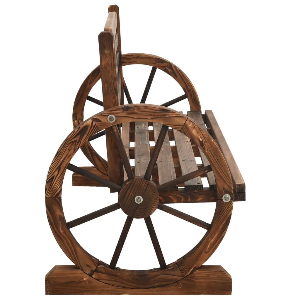 vidaXL Παγκάκι Κήπου 112 εκ. από Μασίφ Ξύλο Ελάτης