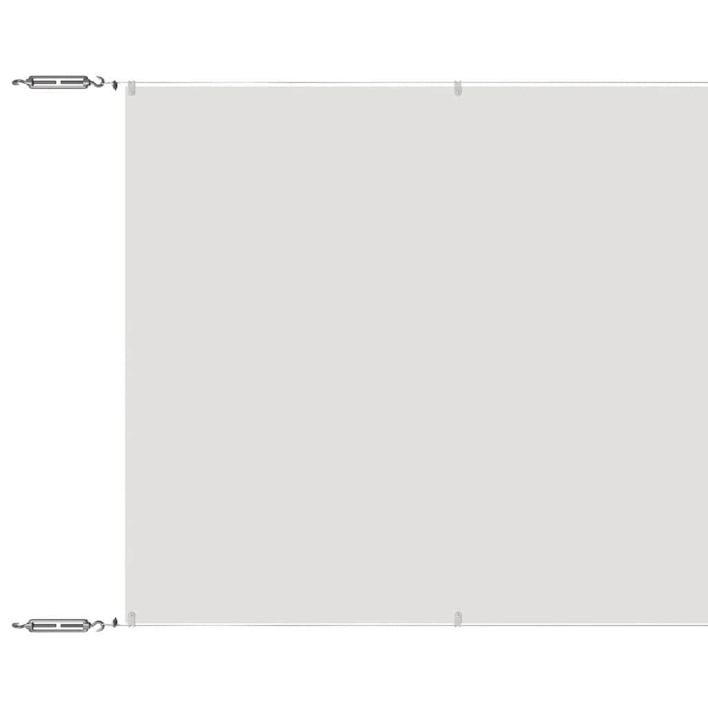 vidaXL Τέντα Κάθετη Λευκή 60 x 800 εκ. από Ύφασμα Oxford