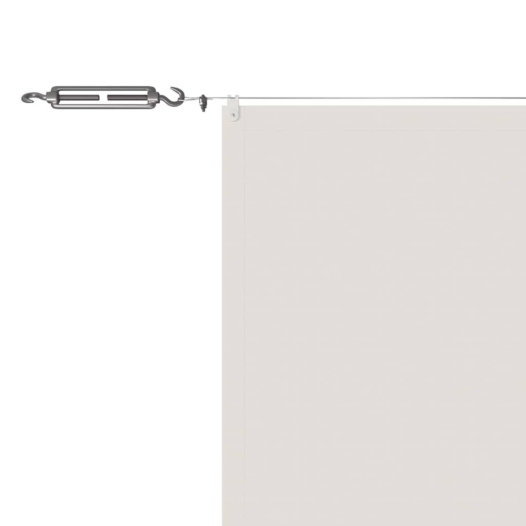 vidaXL Τέντα Κάθετη Λευκή 60 x 800 εκ. από Ύφασμα Oxford