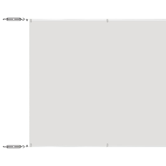 vidaXL Τέντα Κάθετη Λευκή 140 x 600 εκ. από Ύφασμα Oxford