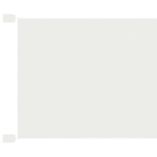 vidaXL Τέντα Κάθετη Λευκή 140 x 800 εκ. από Ύφασμα Oxford