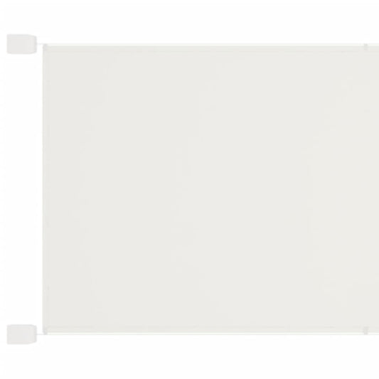 vidaXL Τέντα Κάθετη Λευκή 140 x 1200 εκ. από Ύφασμα Oxford