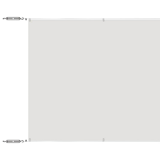 vidaXL Τέντα Κάθετη Λευκή 180 x 800 εκ. από Ύφασμα Oxford