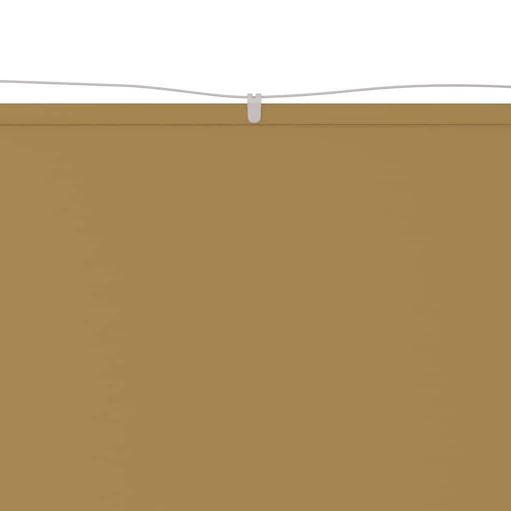 vidaXL Τέντα Κάθετη Μπεζ 60 x 800 εκ. από Ύφασμα Oxford