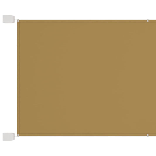 vidaXL Τέντα Κάθετη Μπεζ 140 x 420 εκ. από Ύφασμα Oxford