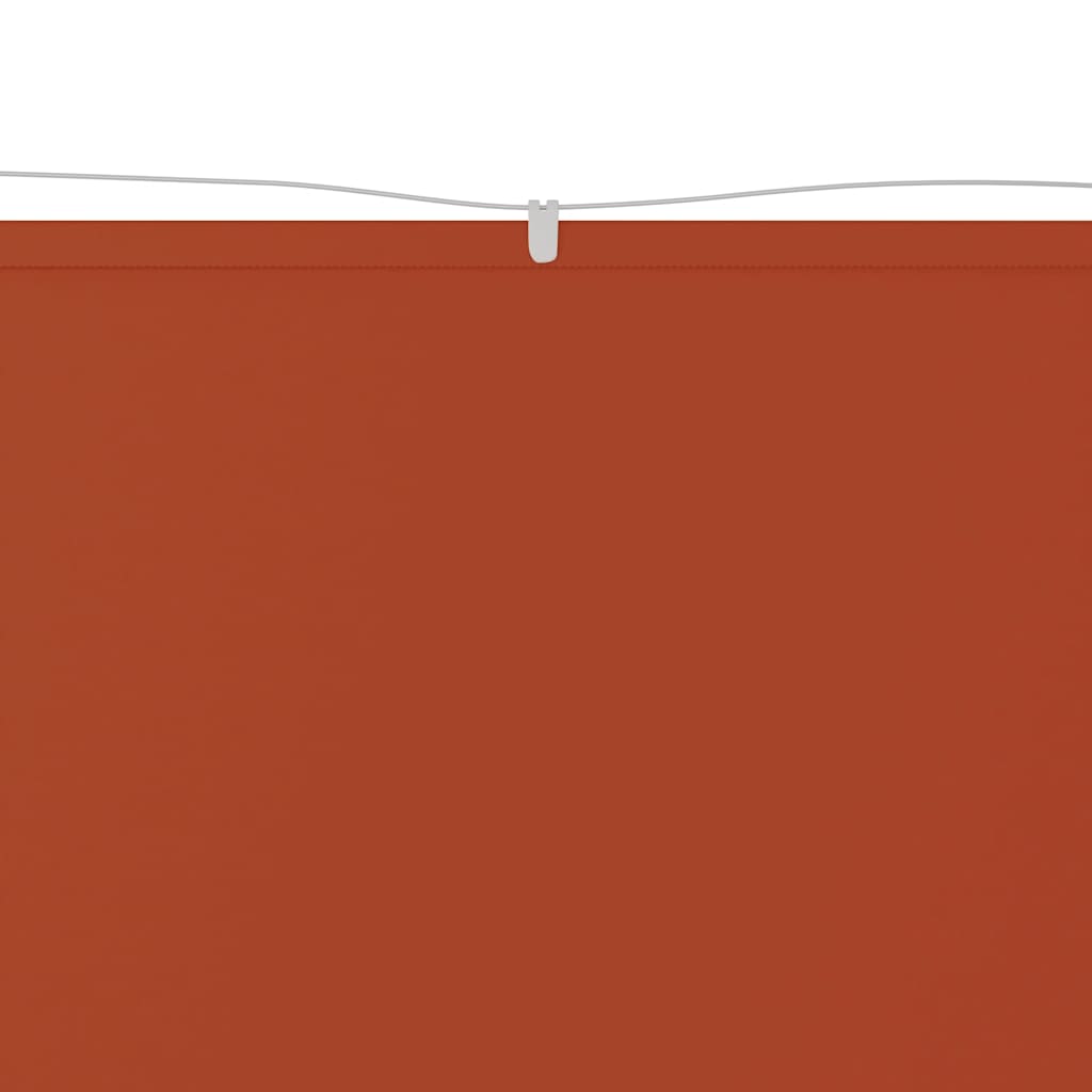 vidaXL Τέντα Κάθετη Τερακότα 60 x 1200 εκ. από Ύφασμα Oxford