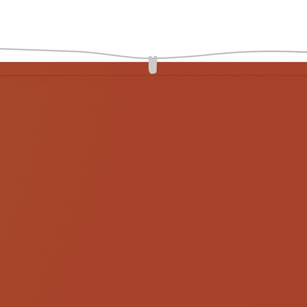 vidaXL Τέντα Κάθετη Τερακότα 140 x 420 εκ. από Ύφασμα Oxford