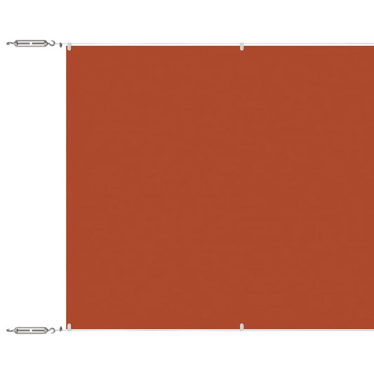 vidaXL Τέντα Κάθετη Τερακότα 180 x 600 εκ. από Ύφασμα Oxford
