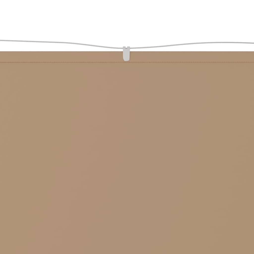 vidaXL Τέντα Κάθετη Taupe 60 x 1000 εκ. από Ύφασμα Oxford